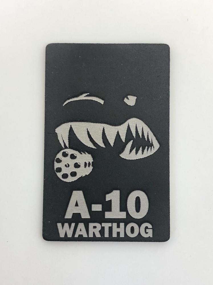 A-10 Warthog Titanium Jet Engine Blade. Inert Flight Sim Desk Model Turbine USAF