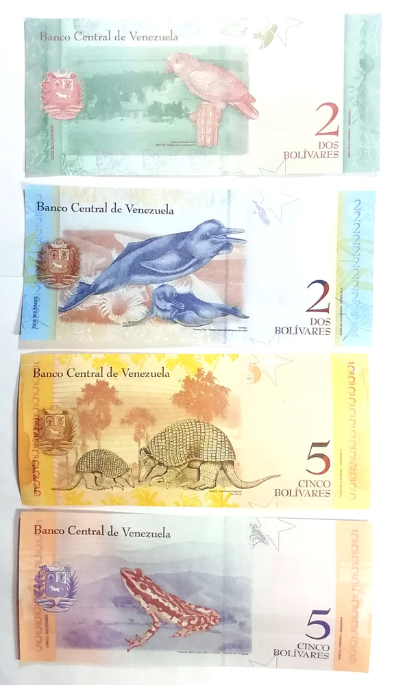Banknotes Venezuela, 21 Notes, Various Years, UNC.