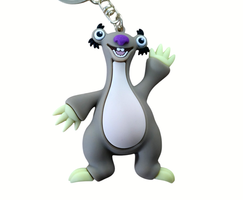 Ice Age "Sid" 3D Keychain / Backpack zipper Brand New Free Shipping