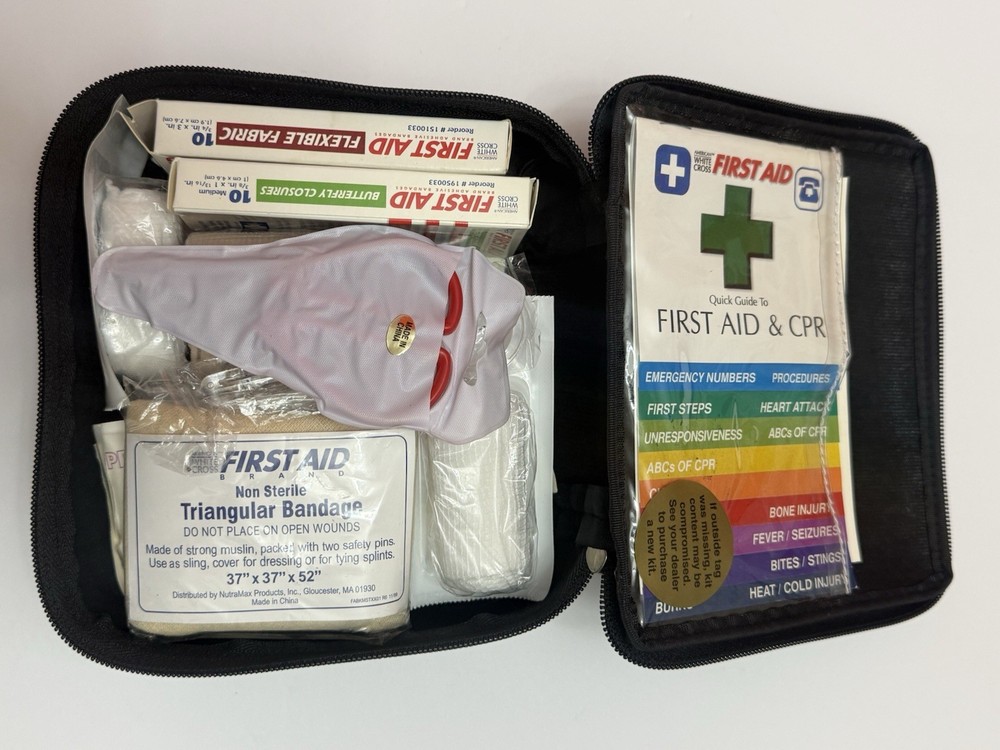 OEM Lexus First Aid Kit Complete Emergency Kit Original Case Car Accessory