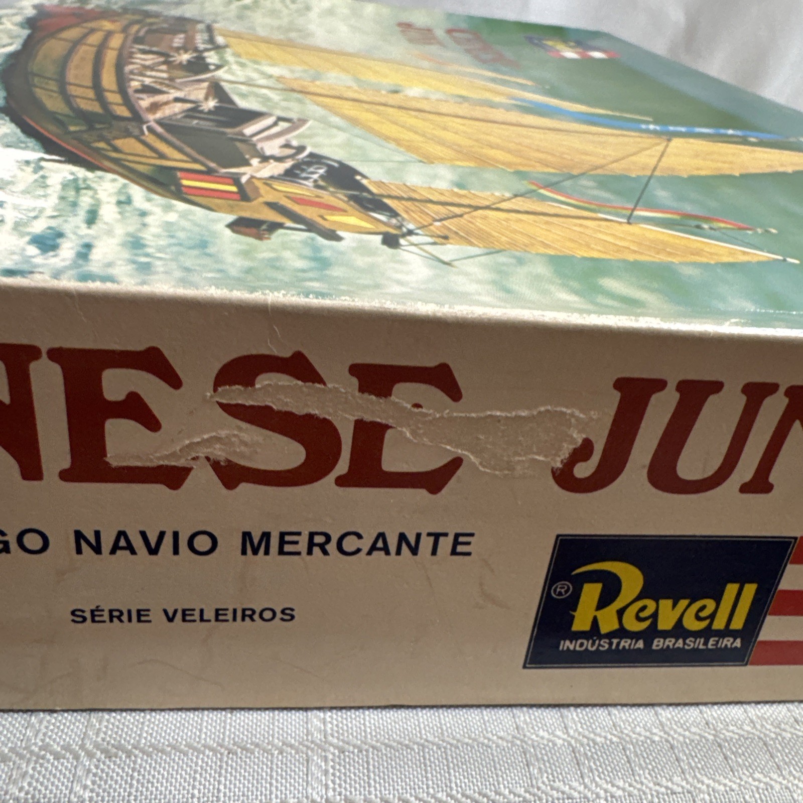 Revell Chinese Junk Plastic Model Kit H-341 Made in Brazil VINTAGE NEW RARE