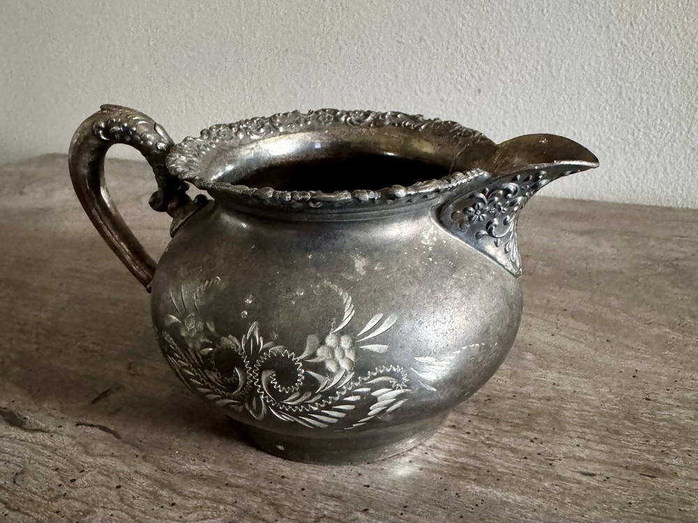 Vintage Van Bergh Creamer Silver