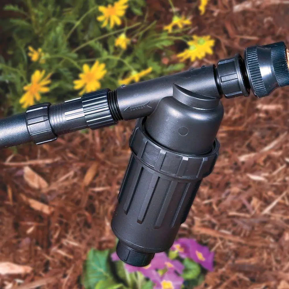 Drip Irrigation System Screen Filter 3/4 in. Hose Thread Adjustable UV Resistant