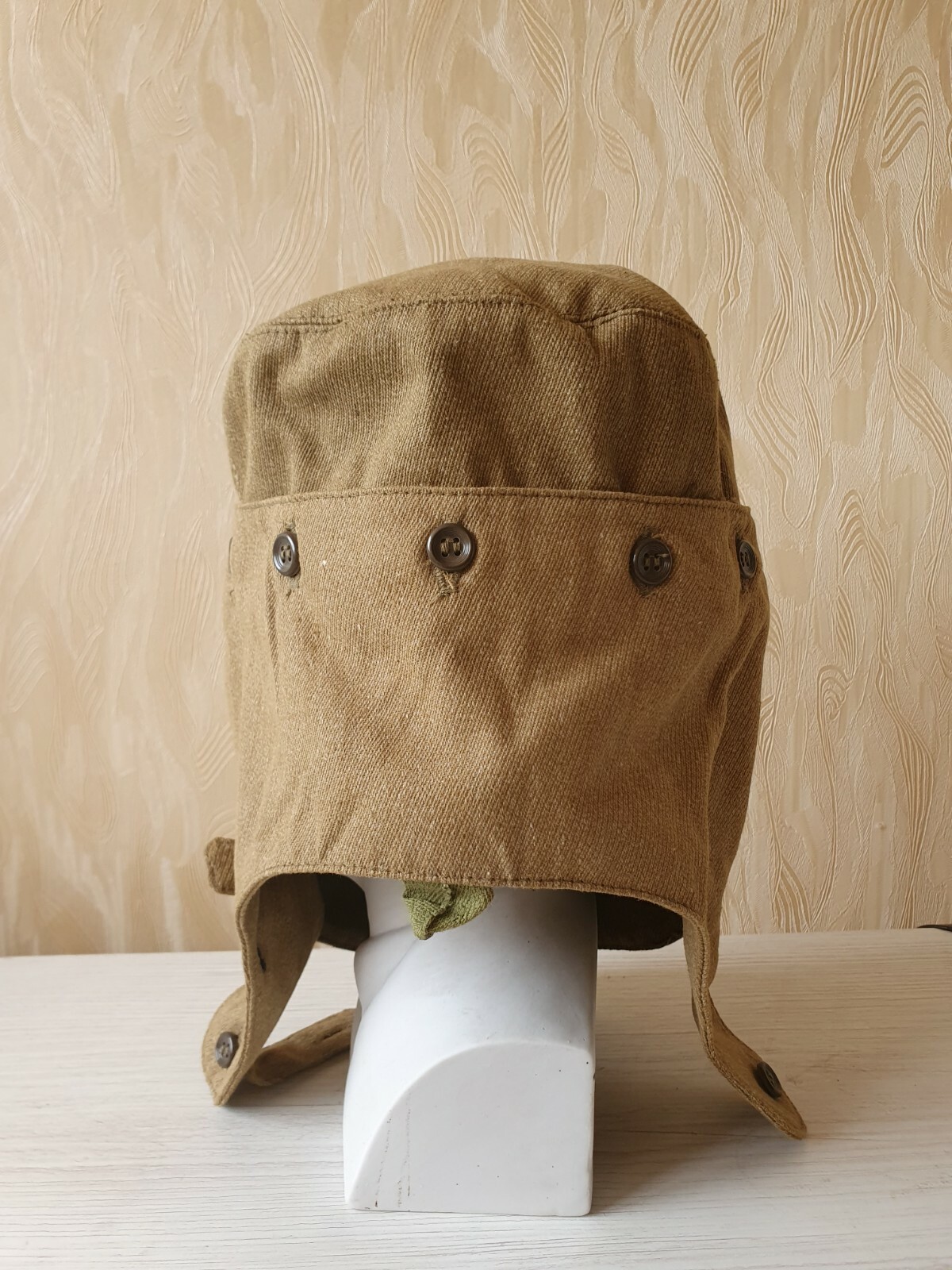 NOS Original Russian Afghanka Hat Cap with Face Cover Afghan War Size - L ( 58 )