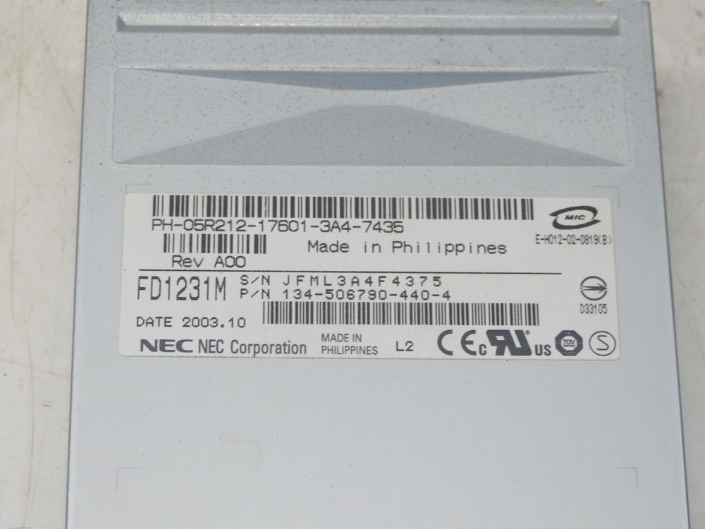 NEC FD1231M 3.5” Floppy Drive INV16755