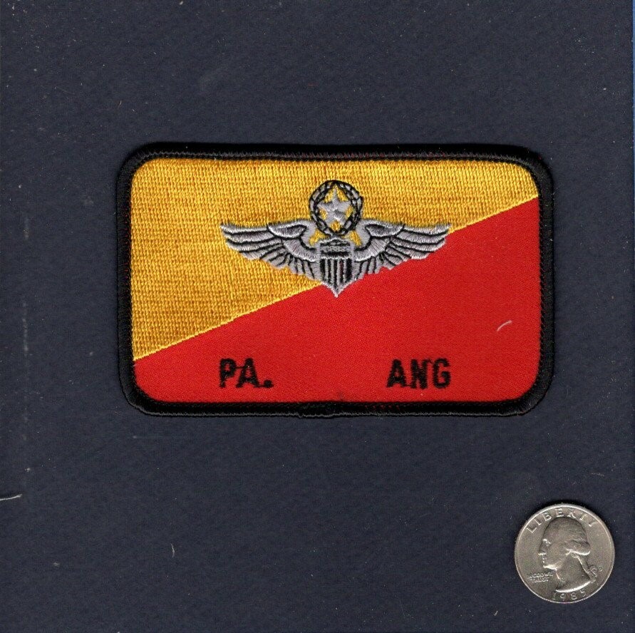 103rd FS Command Pilot  Name Tag  A-10 THUNDERBOLT II USAF PA ANG Squadron Patch