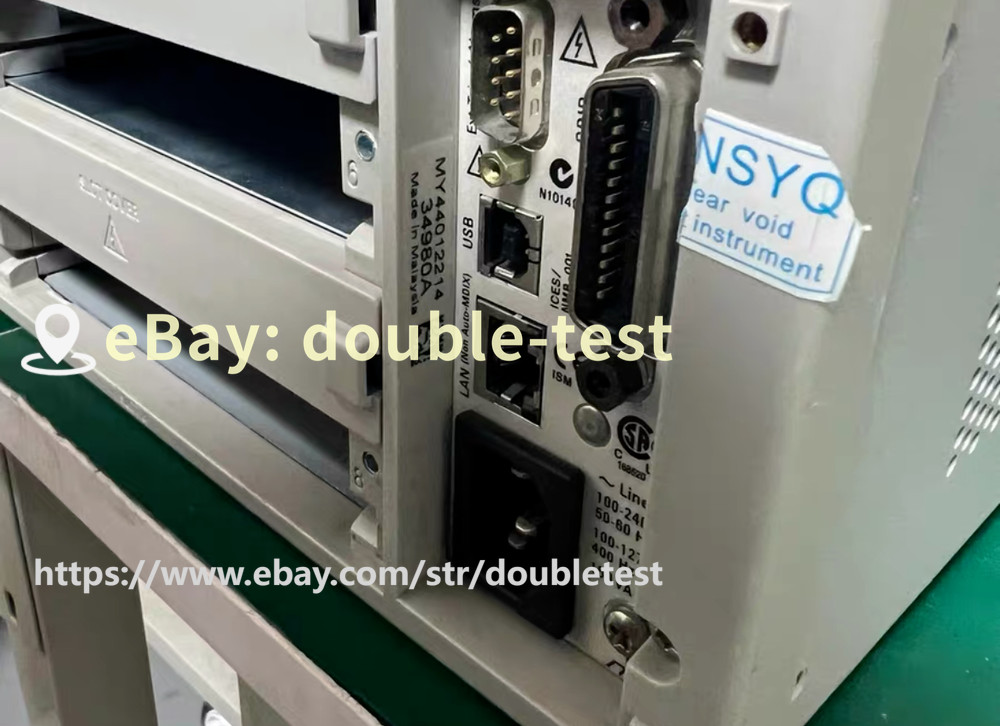 Agilent Technologies LXI 34980A Multifunction Switch Measure Unit NO MODULES#dou