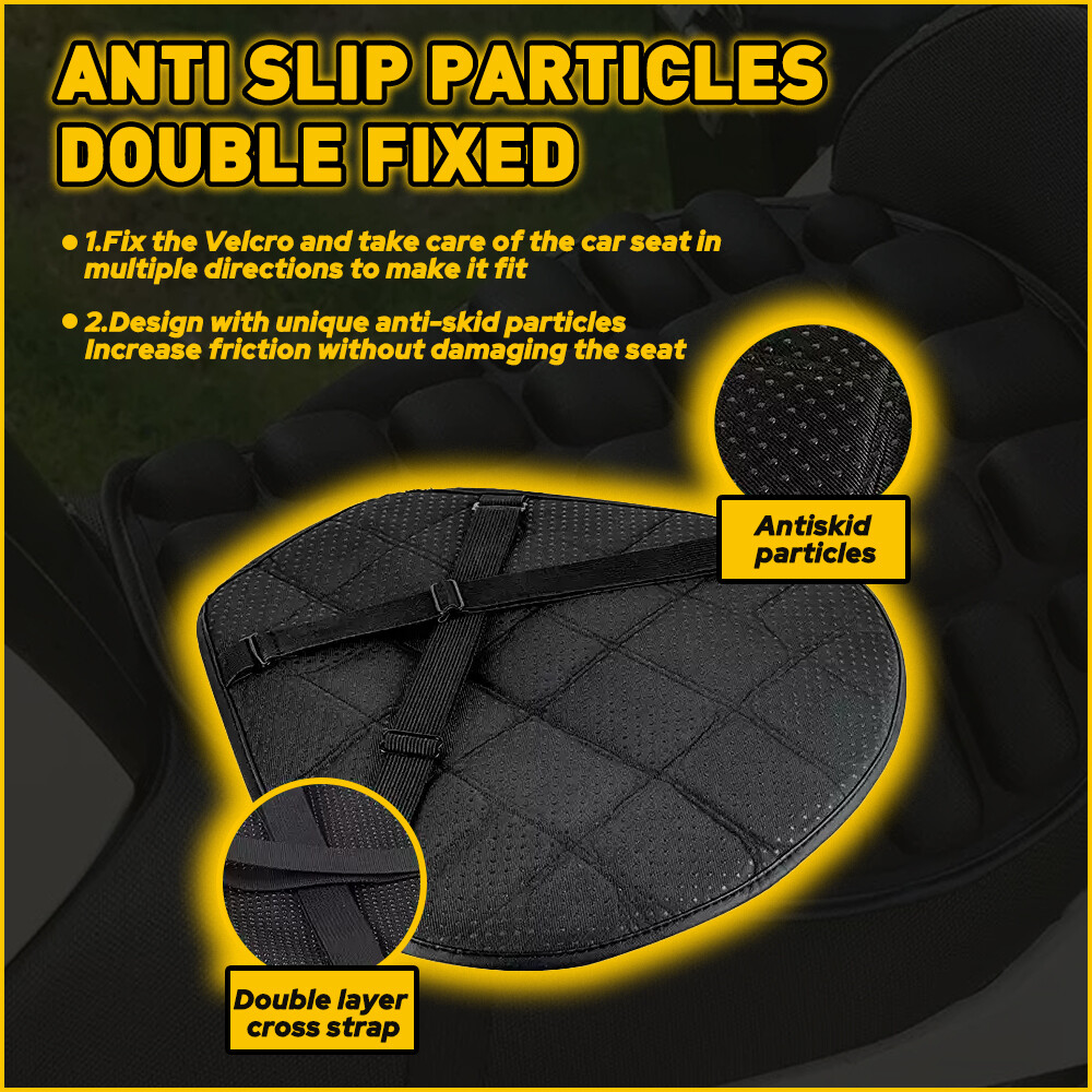 Rider Passenger Seat Cushion Seat Cover Seat Pad For Harley Touring Black OXILAM