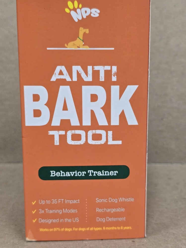 NPS Alpha Dog Trainer Anti-Barking Control Device USB Rechargeable