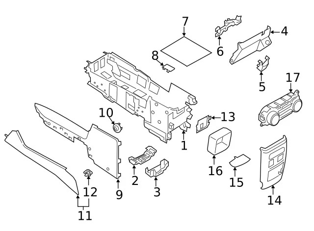 Genuine Ford Blower Motor Switch LB5Z-19980-H
