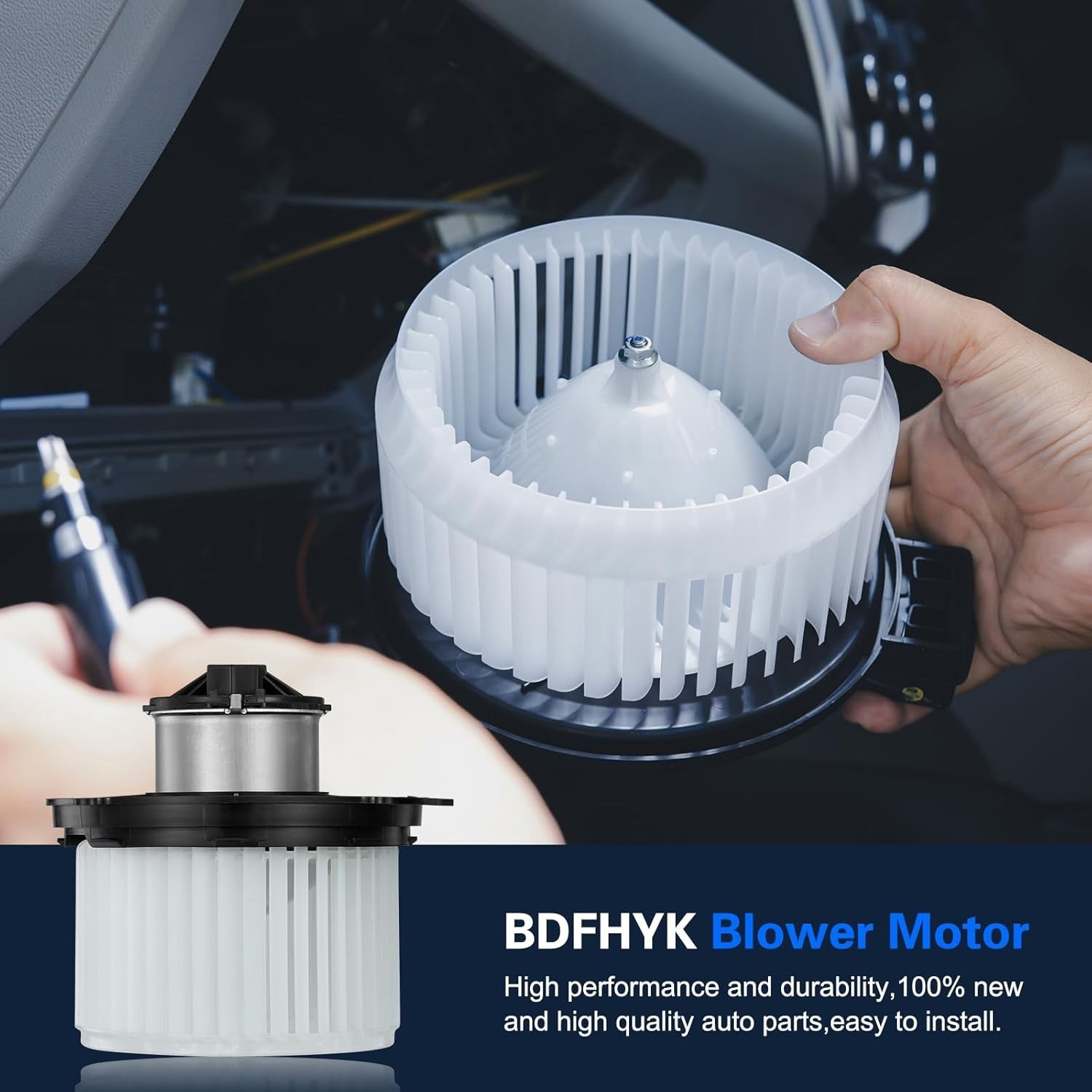 Heater Blower Motor w/ Fan For Honda Pilot 2003-2008 3.5L Acura MDX 2002-2006