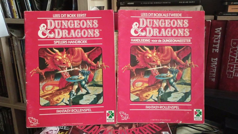 tsr selecta D&D Basic Set Red Box Rulebooks only BECMI Mentzer