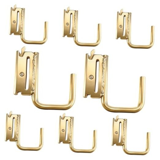 8 PCS E Track J Hooks, 2-inch Steel J Hook Mount Set Tie Down Anchor Points