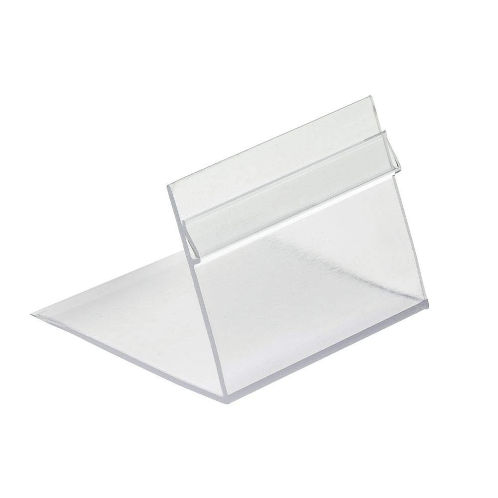 Hubert Clear Plastic Easel - 1"H x 2"L
