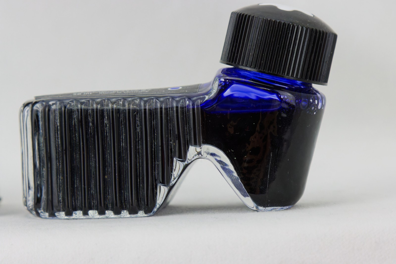 Mont Blanc Fountain Pen Ink, Royal Blue, Vintage, 50ml, ~85% Full