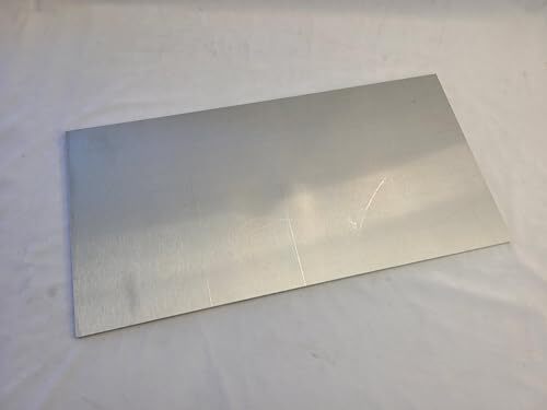 6061 Aluminum Plate, 3/8" x 12" x 24" Long, Solid Stock, Machining, T651