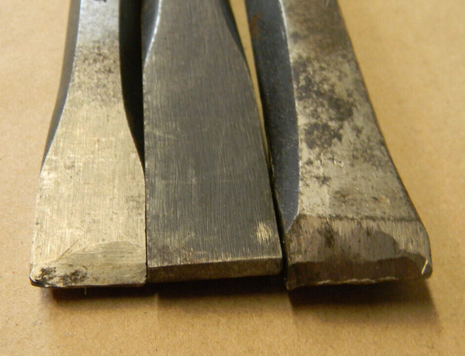 PROTO & CORNWELL 3PC CHISEL SET #86A & FC-2407