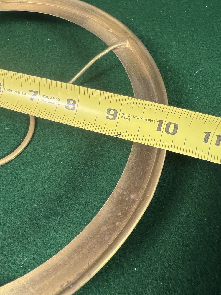 Brass 10” Shade Holder 2-9/16” Mount