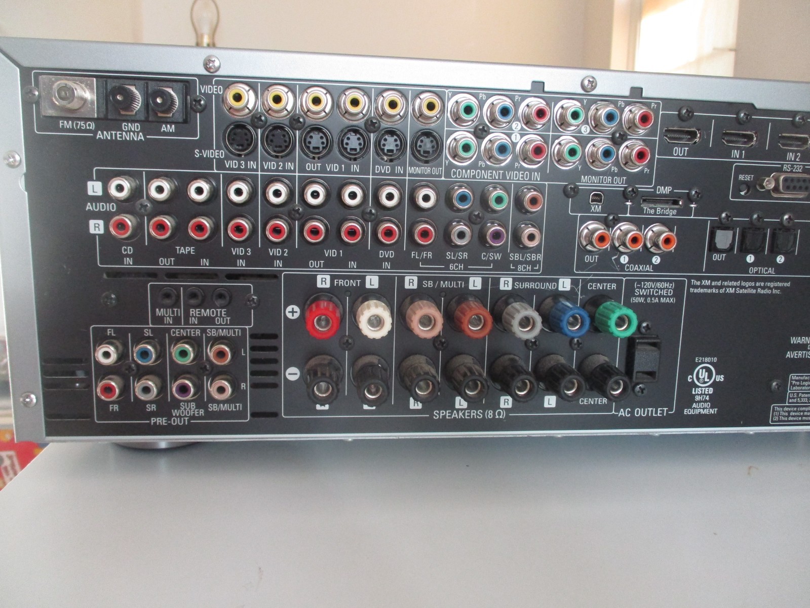 Harman Kardon AVR 247 7.1 Channel HDMI Home Theater Receiver; No Remote