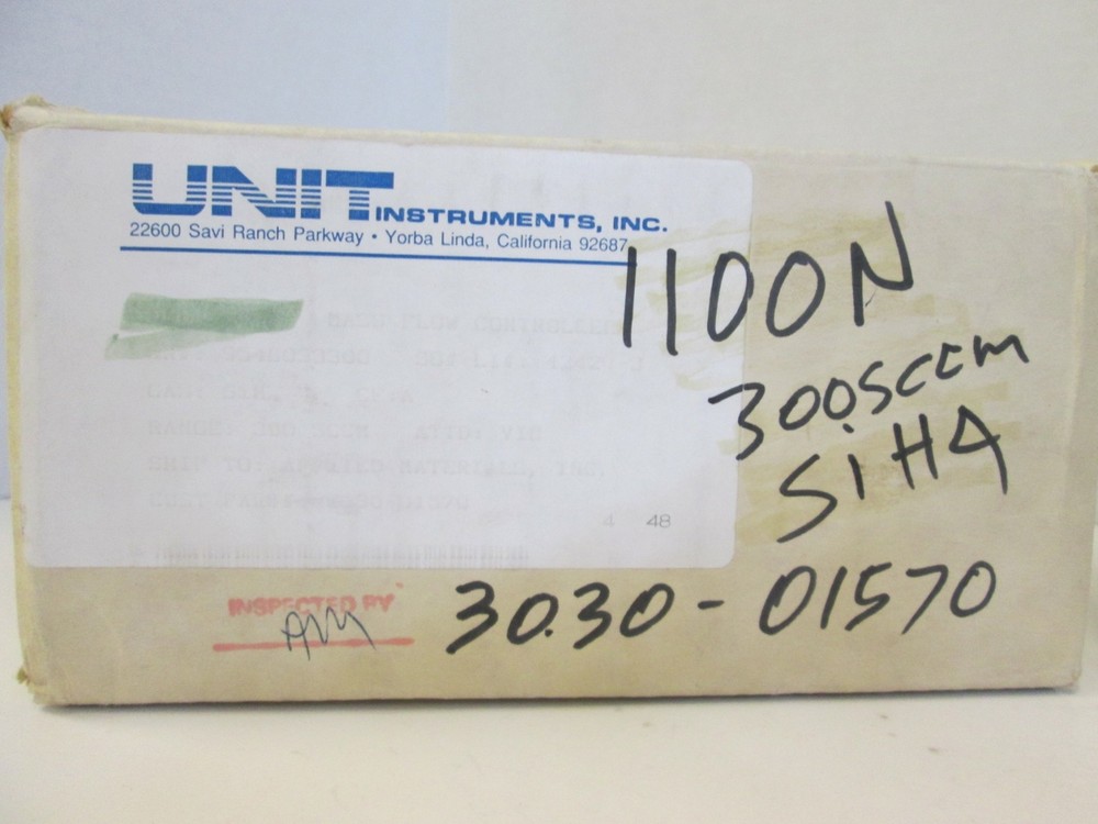 Unit UFC-1100N Mass Flow Controller, SIH4, 300 SCCM