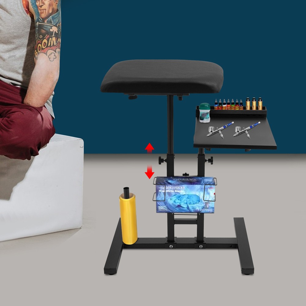 Adjustable Height Arm Rest Stand with Workbench for Home and Studio Use