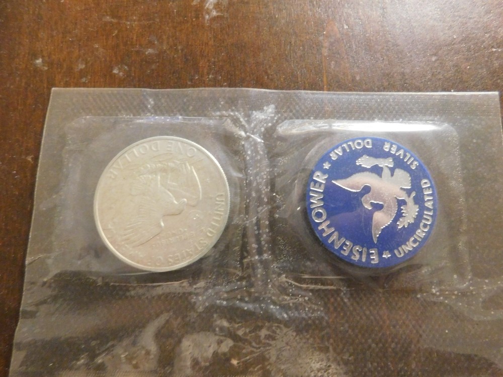1971 EISENHOWER UNCIRCULATED SILVER DOLLAR