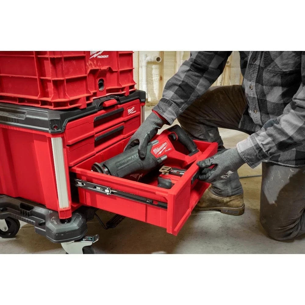 Milwaukee PACKOUT Multi-Depth 3-Drawer Tool Box - Red (48-22-8447)
