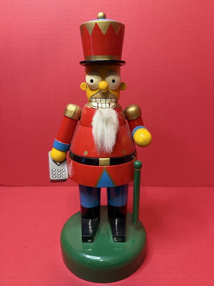 Homer Simpson Nutcracker Kurt Adler 11.5” Tall Mint No Box