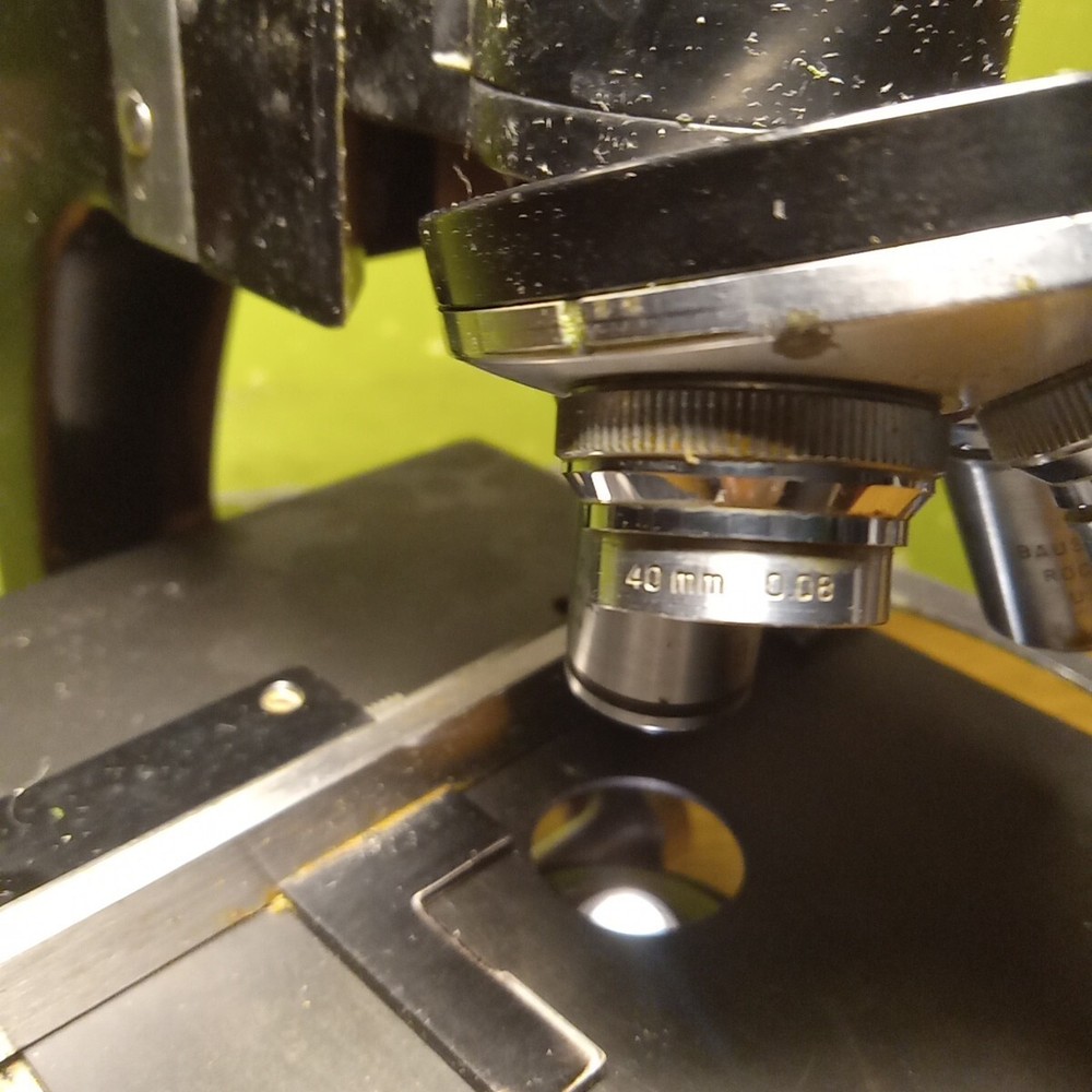 Bausch & Lomb Microscope W/Case & Extras!