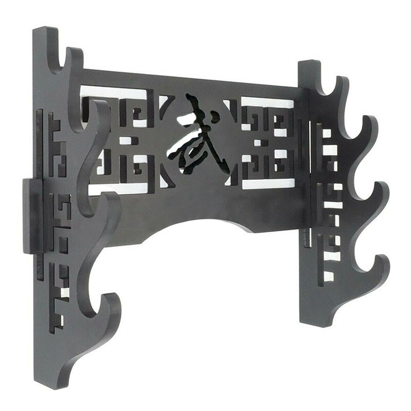 Wall Mount Samurai Sword Katana Holder Stand Rack Hanger 武 Pattern 1 Tier~4 Tier