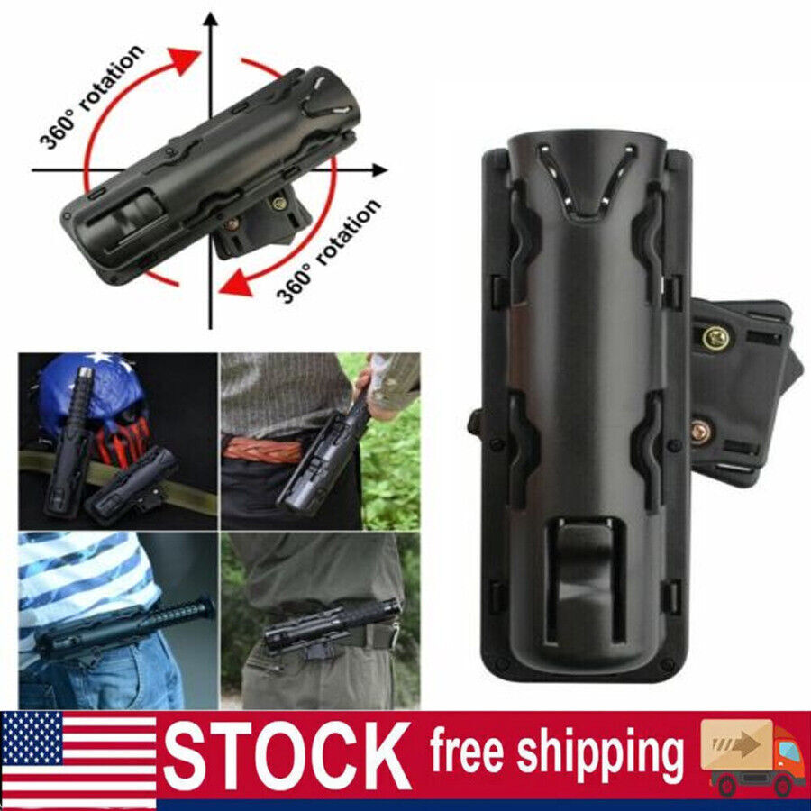 Baton Holder Universal 360 Degree Rotation, Versatile Tactical Flashlight Holder