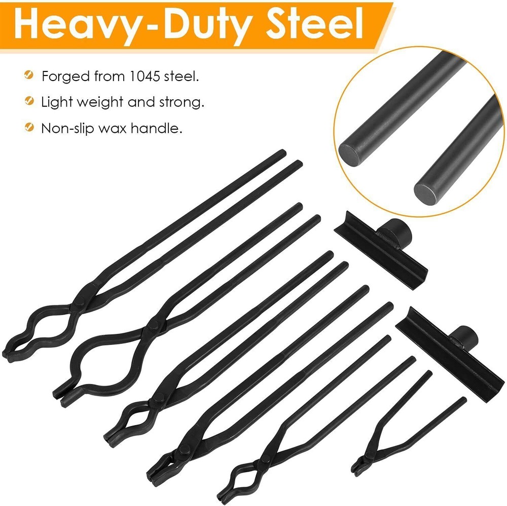 Blacksmith Tongs Set Expert Replacement Tongs/Blacksmith Starter Tool Hook Jig