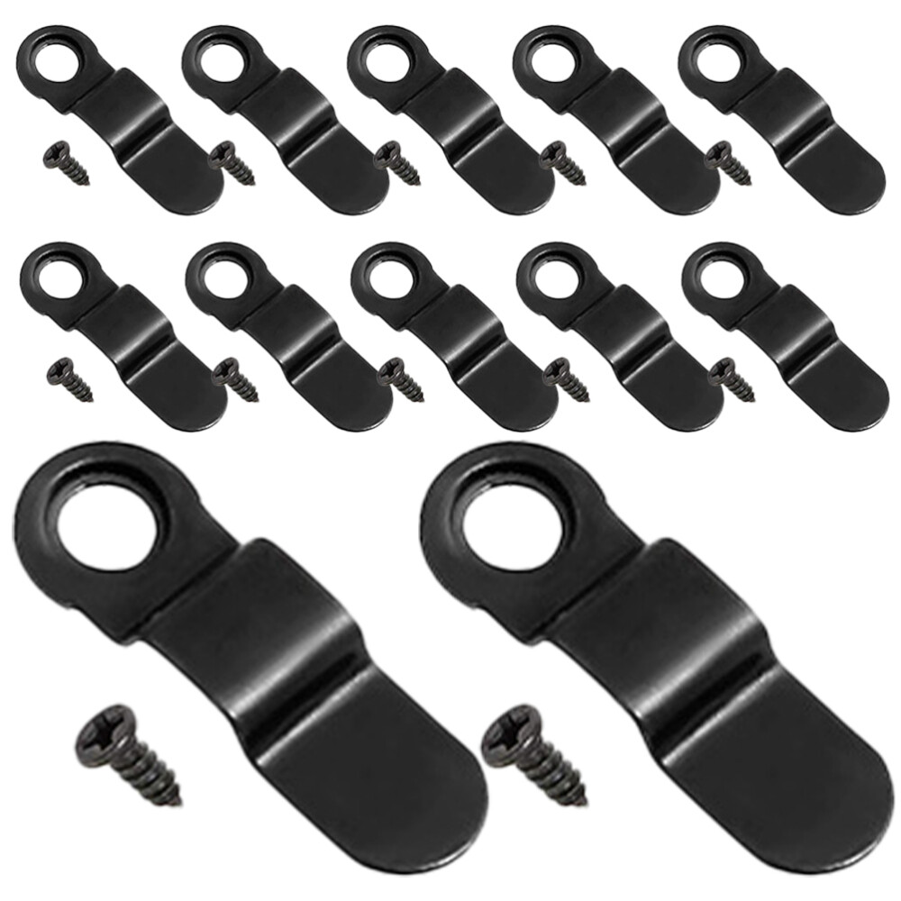 100Pcs Photo Frame Backing Clips Iron Picture Frame Turn Button Wall Display