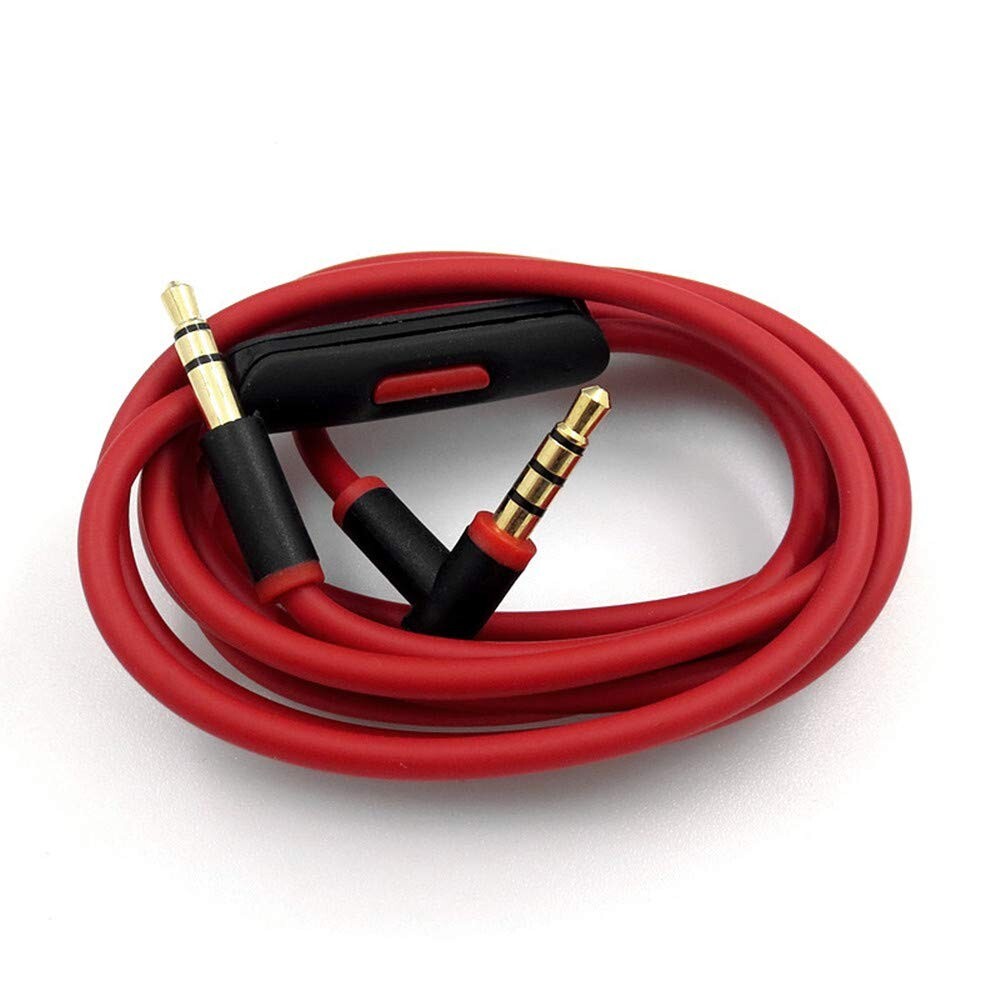 Essential Replacement Audio Cable for Beats - 3.5mm Plug, Tangle Free Design