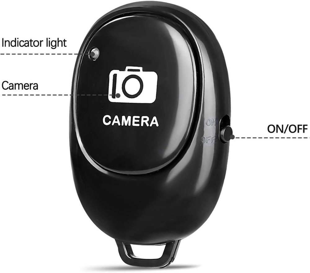 Camera Shutter Wireless Bluetooth Button Remote Control for Android Apple iPhone