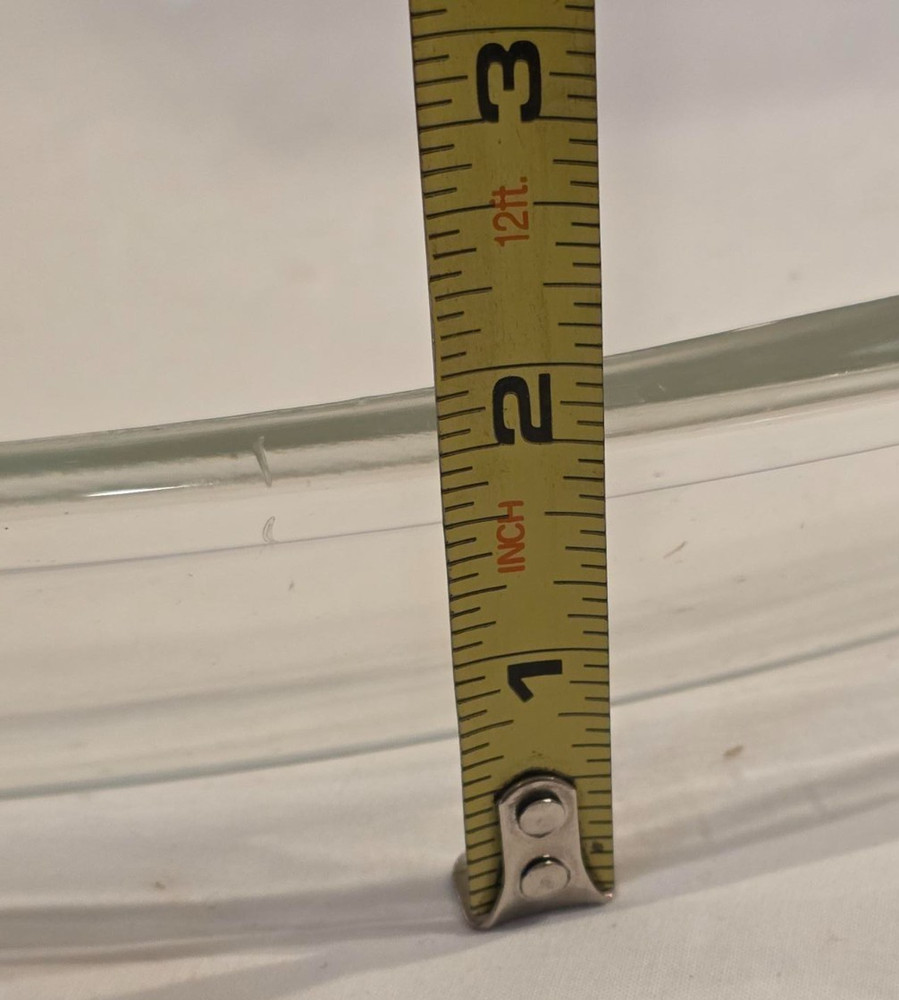 Silver Plated Oval Footed Serving Dish w/Pyrex 3qt Glass Insert 20" x 13"