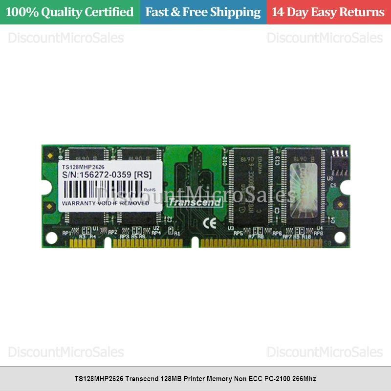 TS128MHP2626 Transcend 128MB Printer Memory Non ECC PC-2100 266Mhz