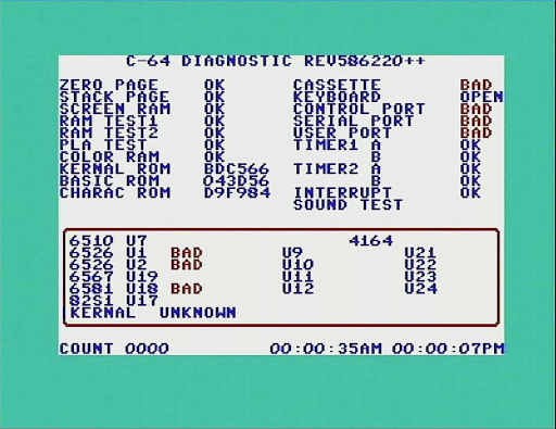 Commodore 64 / 128 6 in 1 Dead Test, Diagnostic and 1541 Tools - Versa64Cart USA