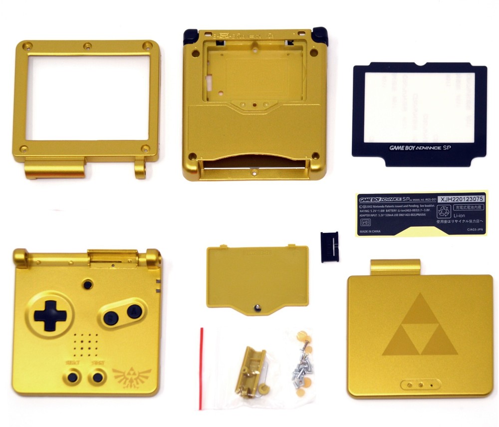 Housing Shell Screen for Nintendo GBA SP Game Boy Advance SP + TOOLS
