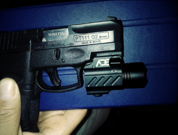 Compact 400 Lumen Flashlight For TAURUS PT111 G2 G2C Pistol