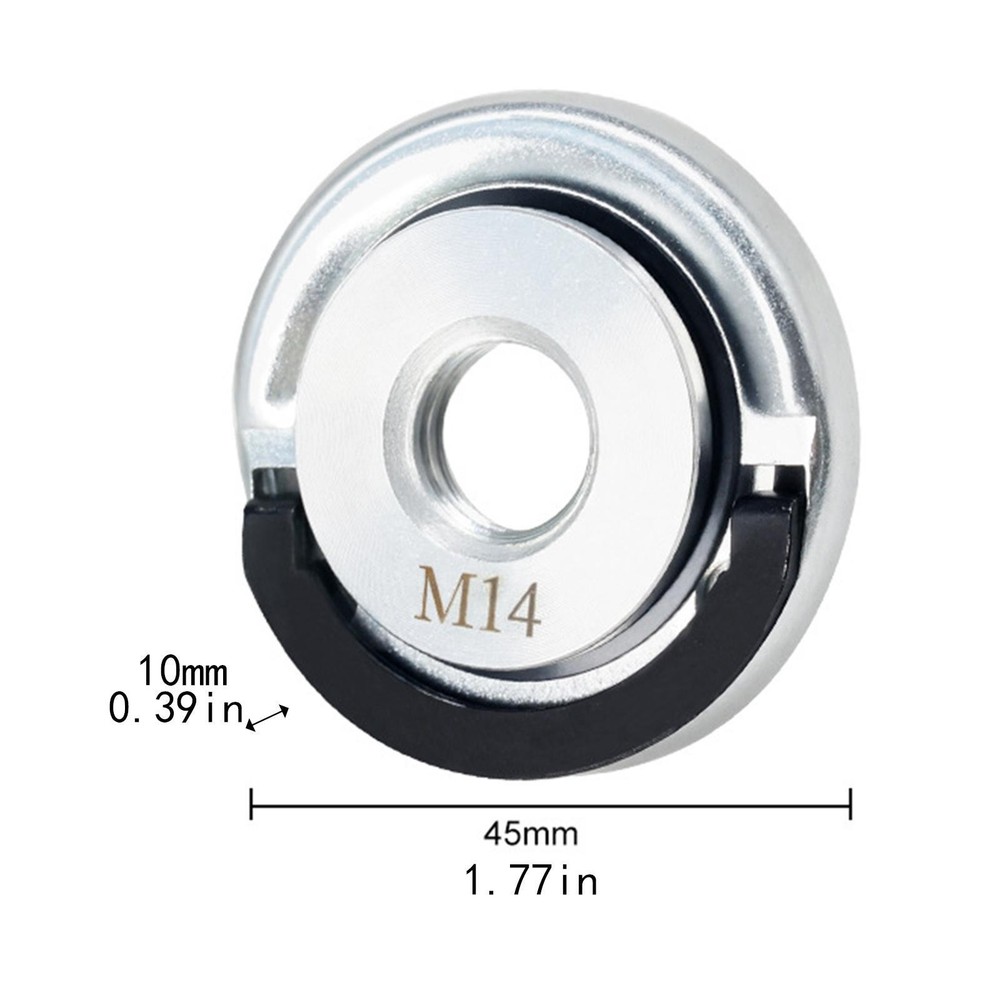 M14 Self Locking Pressure Plate Quick Release Nut Locking Retaining Flange Nut