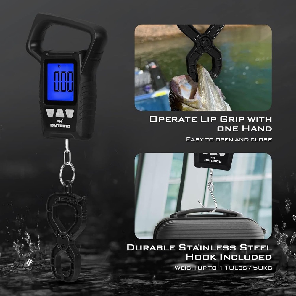 KastKing Fish Scale, WideView Floating Waterproof Digital Scale