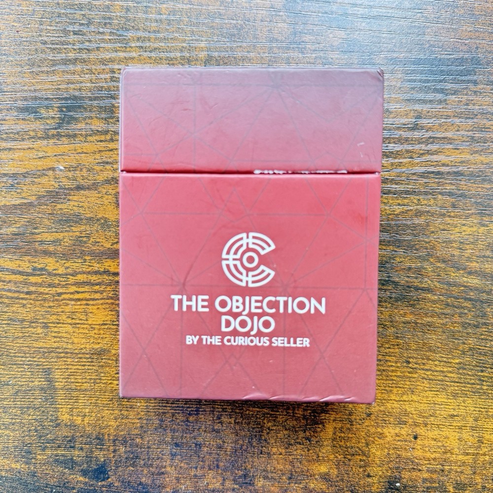 Objection Handling Practice Role Play Sales Training Card Game Coaching Kit
