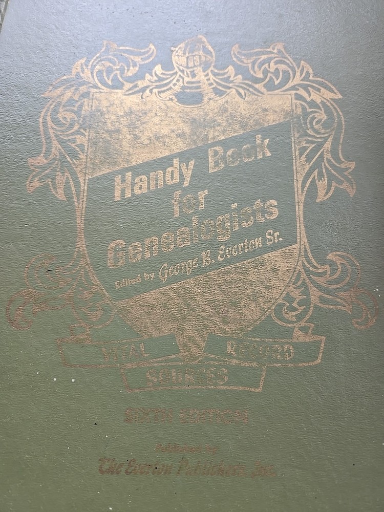HANDY BOOK FOR GENEALOGISTS