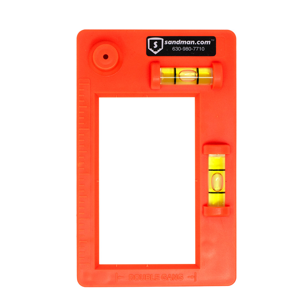 Low Voltage Mounting Template with Levels