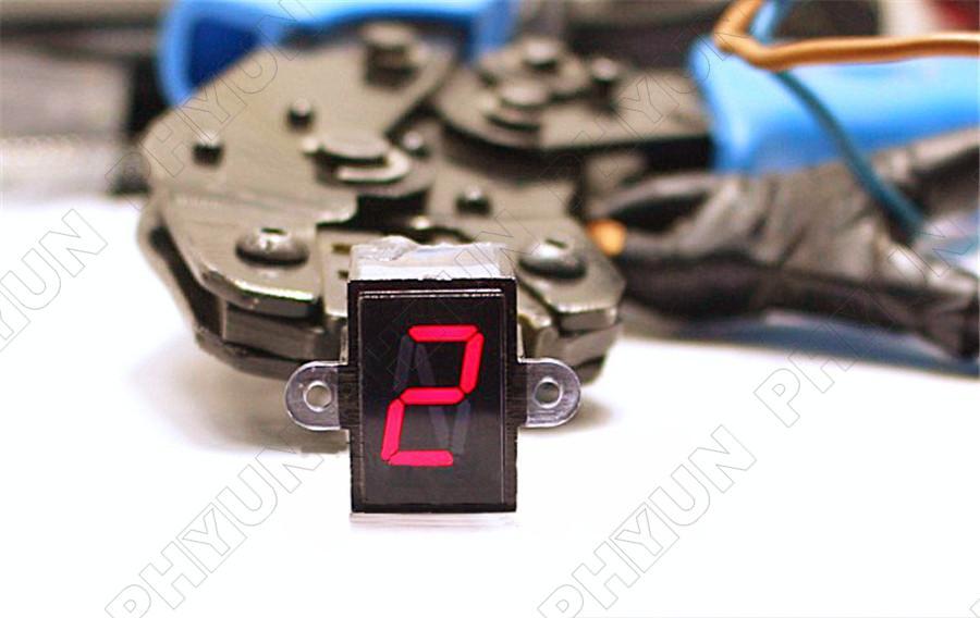 Universal 6 Speed N-6 Digital Gear Indicator Shift Lever Sensors Gear Display