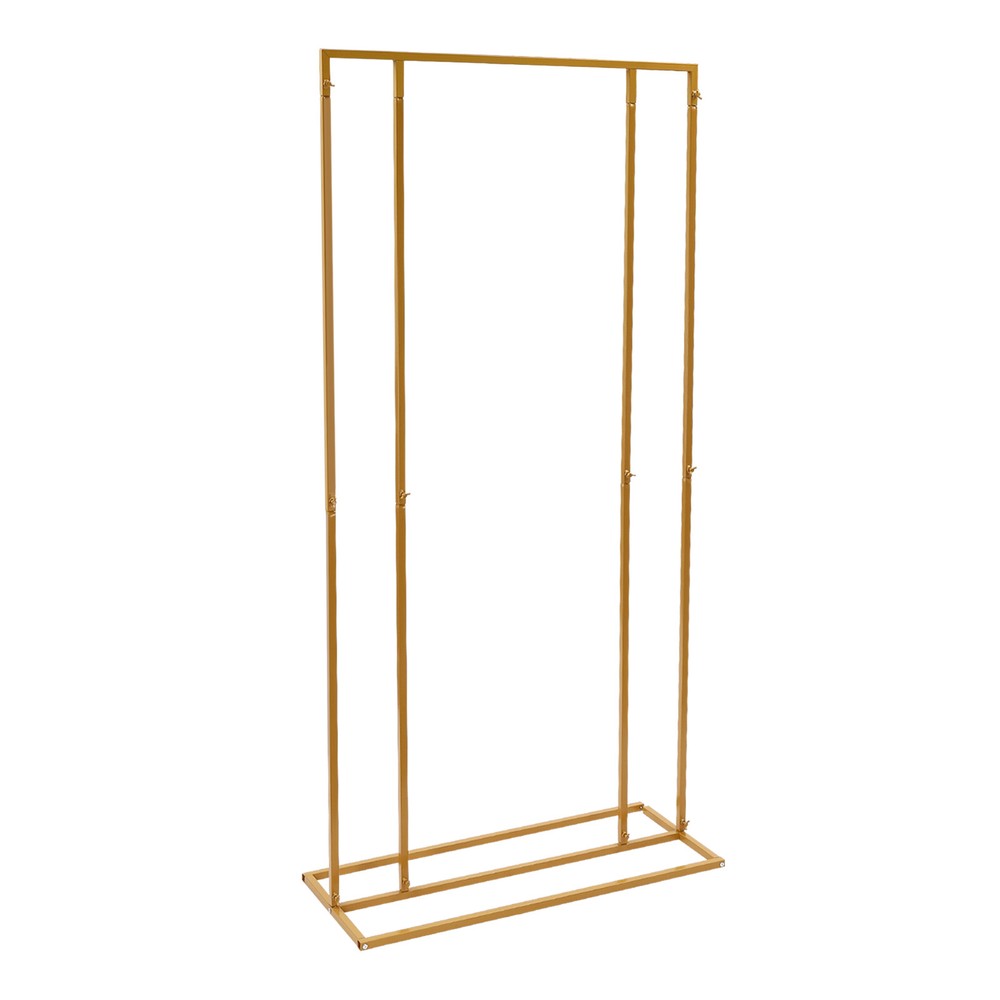 Metal Wedding Decoration Party Backdrop Stand Balloon Flower Rectangular Frame