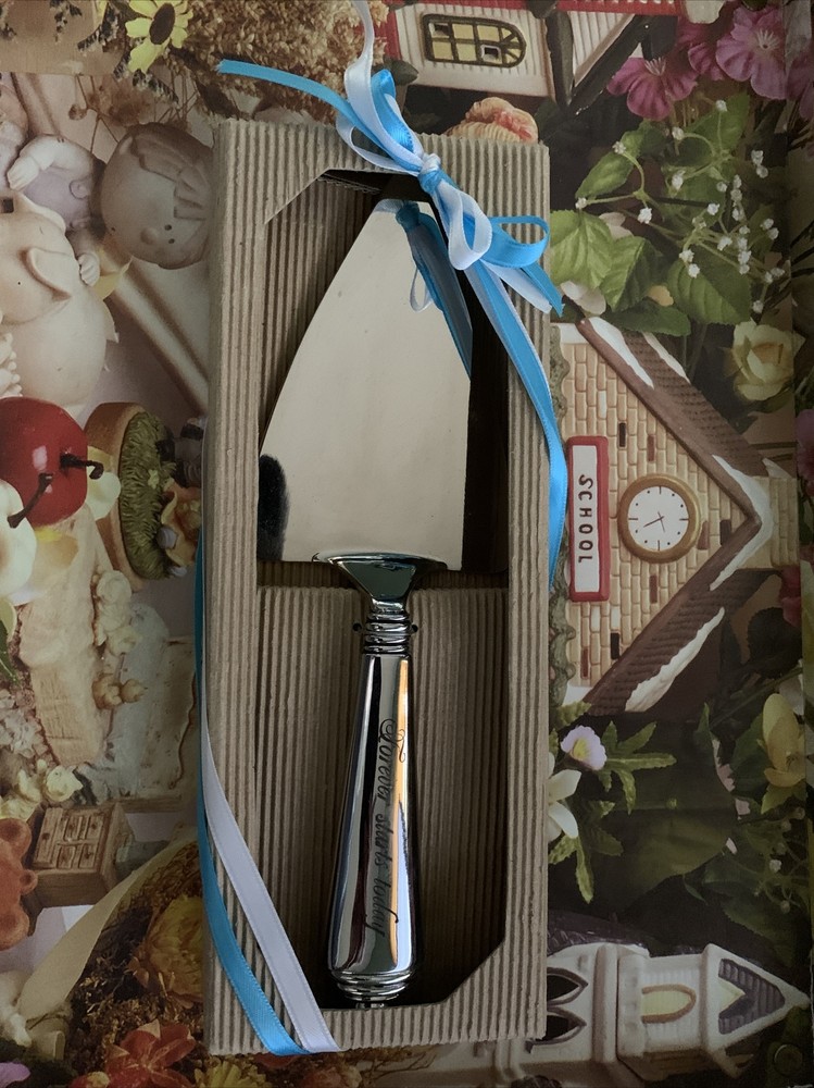 Wedding Cake Server "Forever Starts Today"