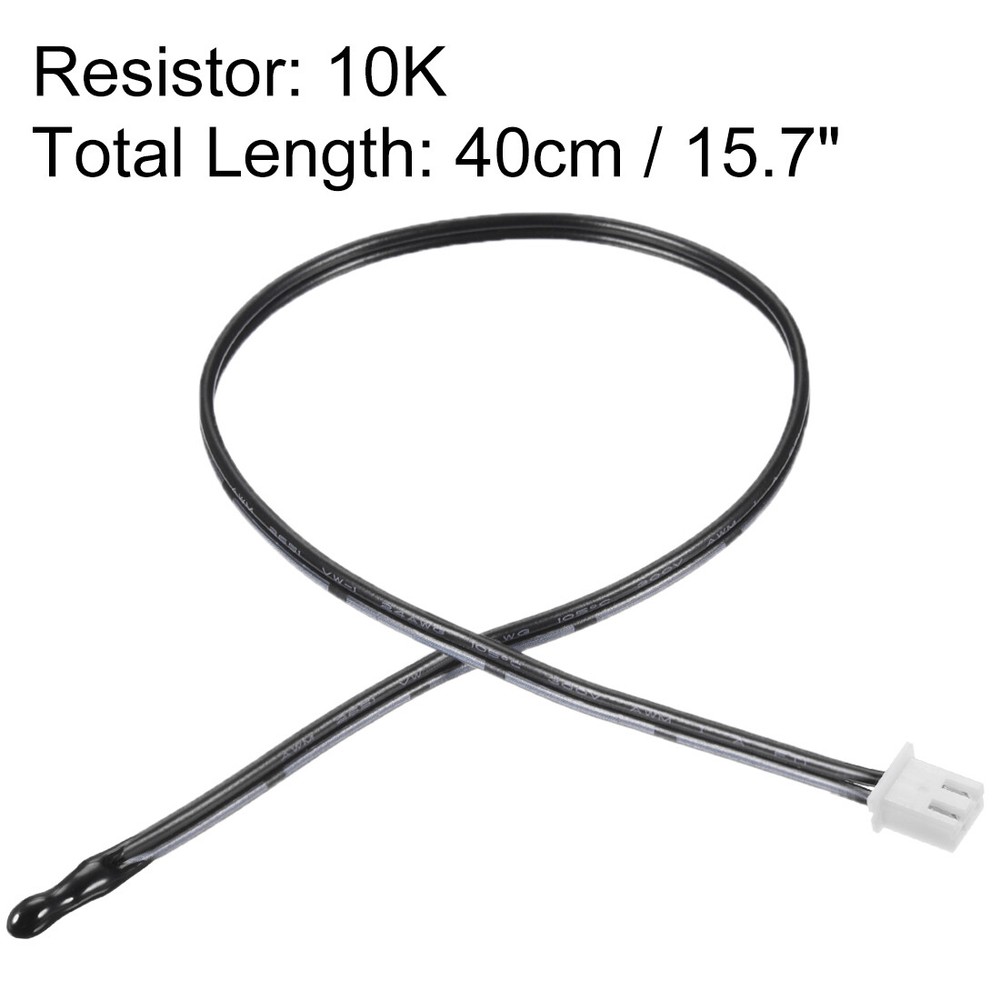2 x 10K NTC Thermistor Probe 15.7 Inch Epoxy Sensitive Temperature Temp Sensor