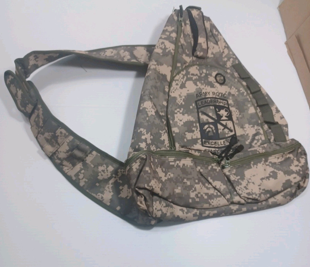Triangle Sling Crossbody Bag Backpack - ARMY - NEW